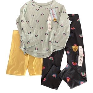 Cat & Jack Little Girls Rainbow Lot